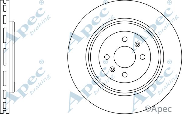 APEC BRAKING Тормозной диск DSK2343